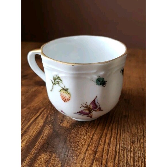 ARDALT LENWILE China Cup & Plate Luncheon Snack Set Vintage Japan Butterfly Gold - Picture 8 of 10